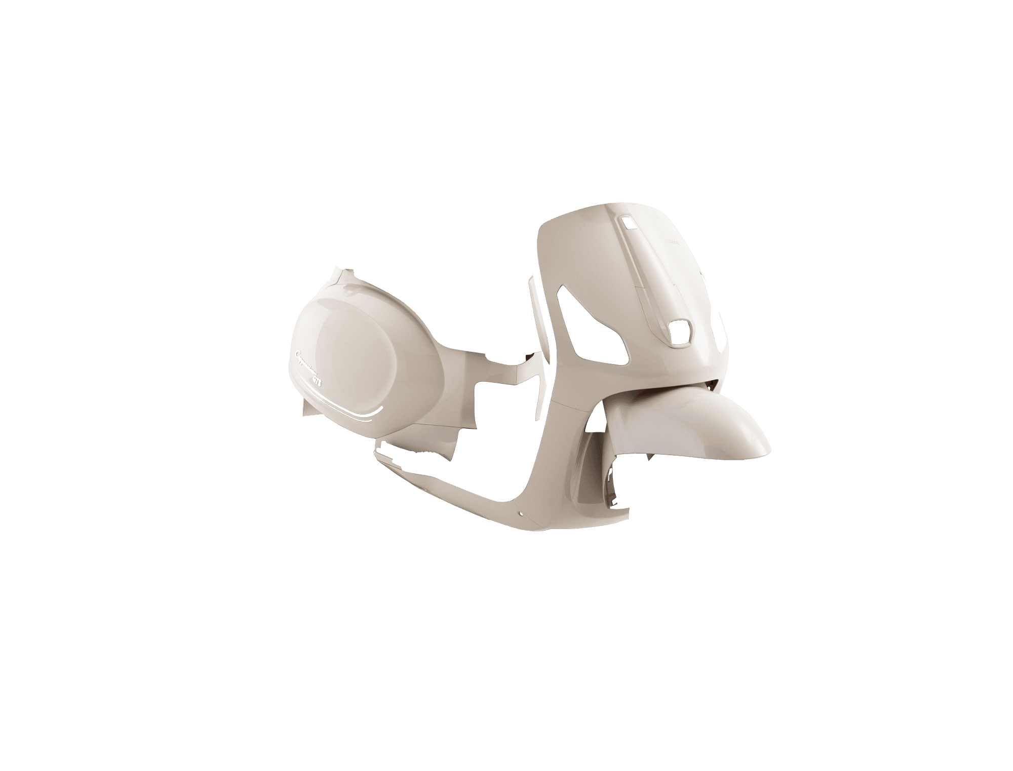 Motorino Cappuccino GTS em Branco Roma